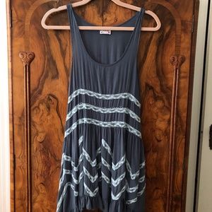Free People Voile and Lace Trapeze Slip XS